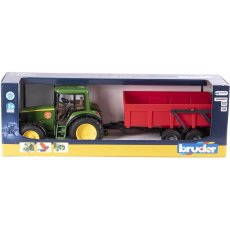 Трактор John Deere 6920 с прицепом, Bruder