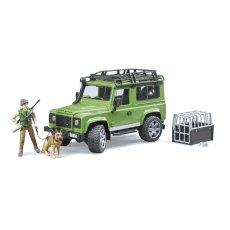 Машина Land Rover Defender с фигуркой лесника и собаки, Bruder
