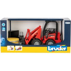 Машина мини-погрузчик Schaffer Compact 2630 с аксессуарами, Bruder