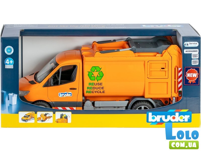 Машина Мусоровоз MB Sprinter, Bruder
