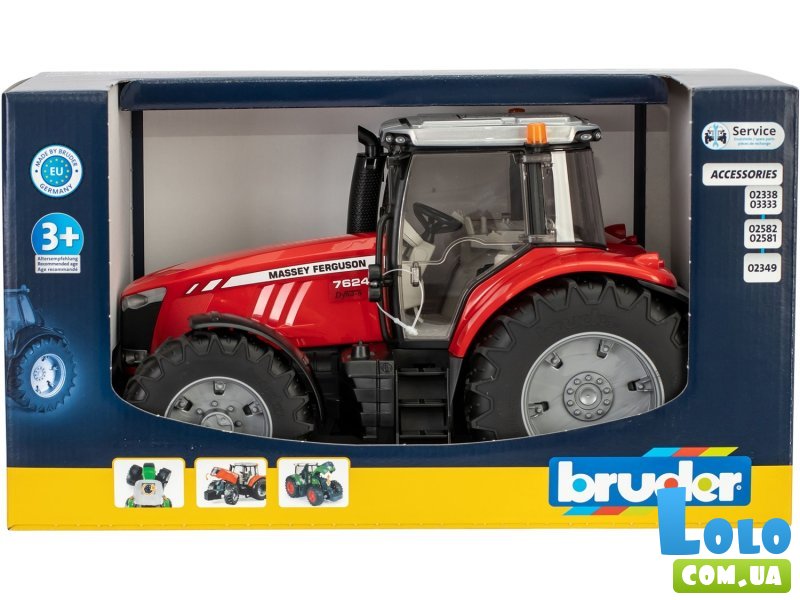 Трактор Massey Ferguson 7624, Bruder