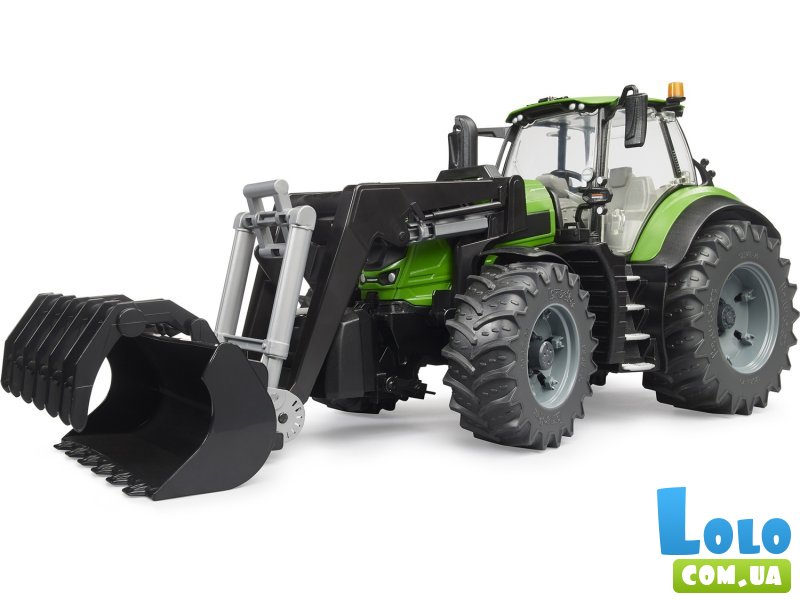 Трактор Deutz 8280 TTV с передним погрузчиком, Bruder