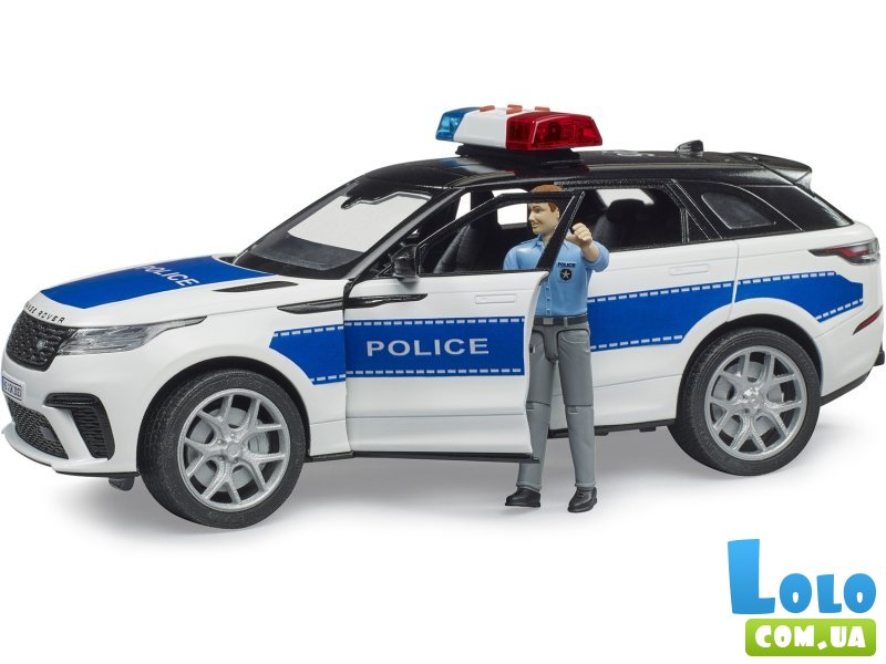 Полицейская машина Range Rover Velar с фигуркой, Bruder