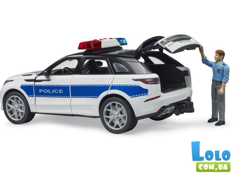 Полицейская машина Range Rover Velar с фигуркой, Bruder