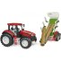 Трактор Roadmax с прицепом и бревнами, Bruder