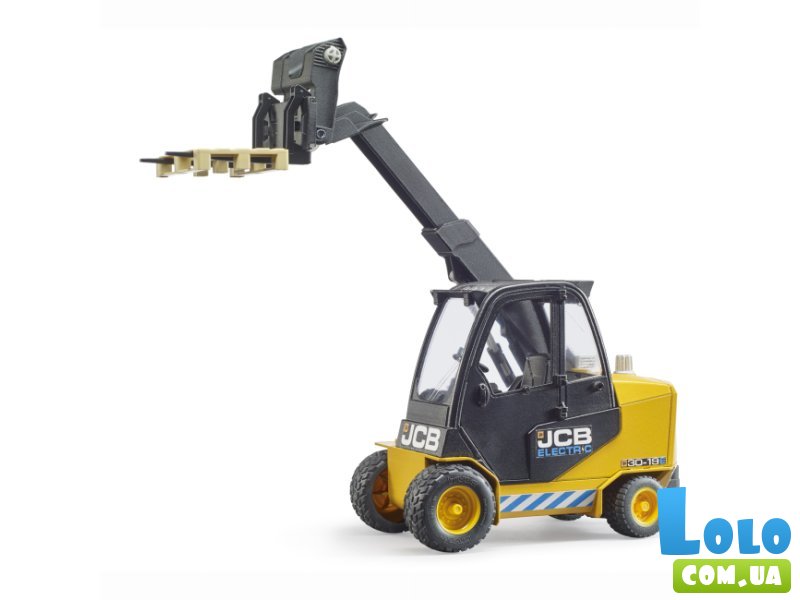 Телескопический погрузчик JCB с паллетой, Bruder