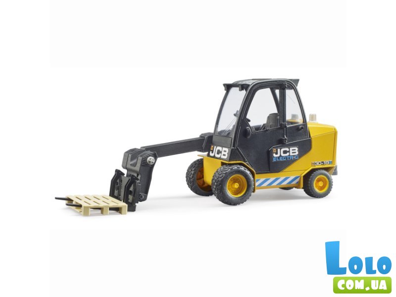 Телескопический погрузчик JCB с паллетой, Bruder