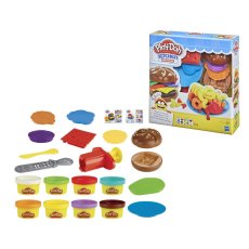 Набор для творчества с массой для лепки Гамбургеры, фри и бублики, Play-Doh