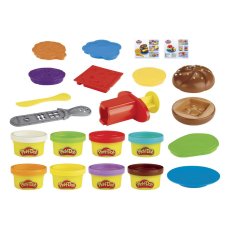 Набор для творчества с массой для лепки Гамбургеры, фри и бублики, Play-Doh