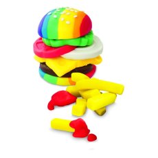 Набор для творчества с массой для лепки Гамбургеры, фри и бублики, Play-Doh