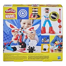 Набор для творчества с массой для лепки Капитан Америка с мотоциклом, Play-Doh