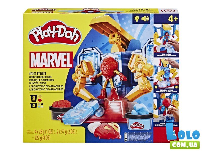 Набор для творчества с массой для лепки Железный человек, Play-Doh