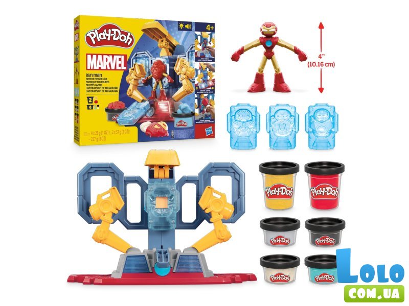 Набор для творчества с массой для лепки Железный человек, Play-Doh