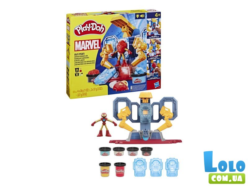 Набор для творчества с массой для лепки Железный человек, Play-Doh