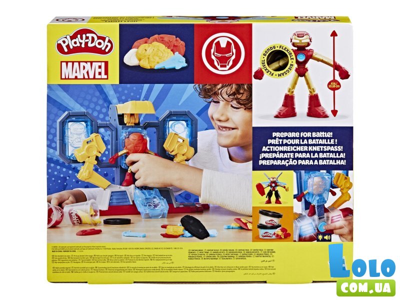 Набор для творчества с массой для лепки Железный человек, Play-Doh