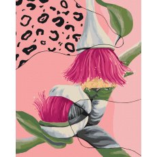 Картина по номерам Флора в леопарде © Екатерина Савич, Brushme (40х50 см)