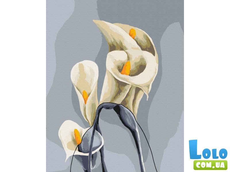 Картина по номерам Белые калы © Екатерина Савич, Brushme (40х50 см)