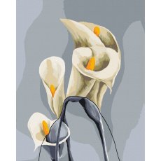 Картина по номерам Белые калы © Екатерина Савич, Brushme (40х50 см)