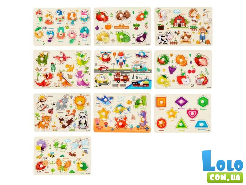 Деревянная рамка-вкладыш (в ассортименте)