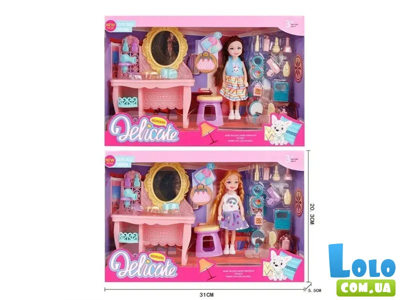 Кукла с мебелью (в ассортименте)