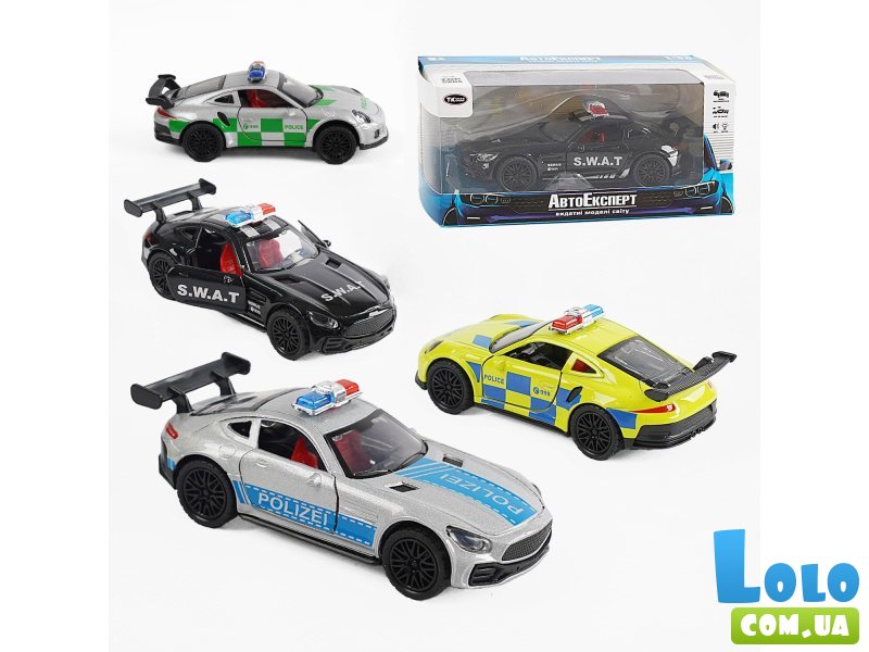 Машина металлопластиковая Полицейская служба, АвтоЕксперт (в ассортименте)