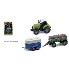 Трактор с прицепами