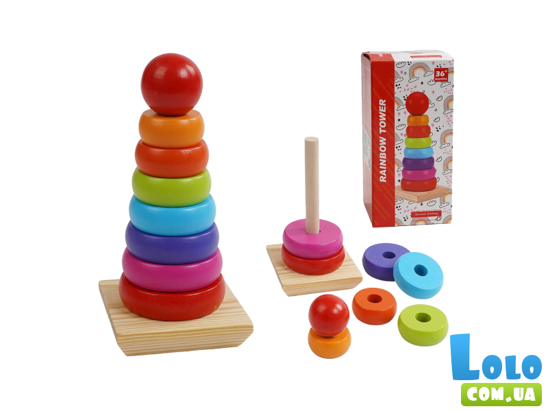 Пирамидка деревянная