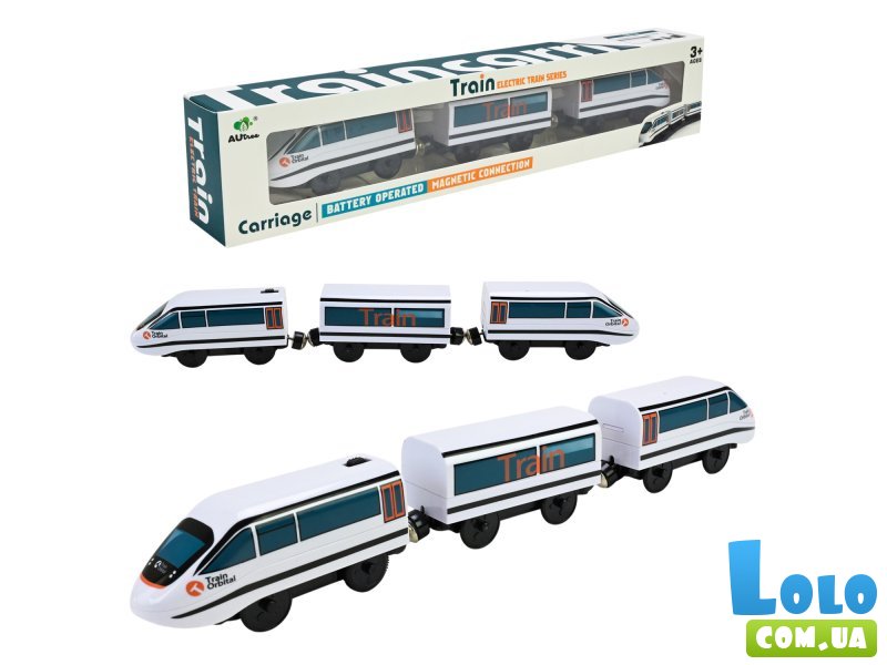 Поезд с вагонами