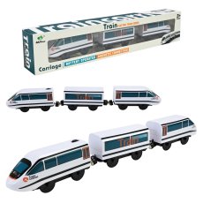 Поезд с вагонами