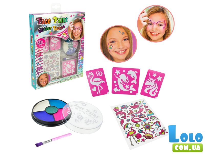 Набор косметики с тату-аксессуарами