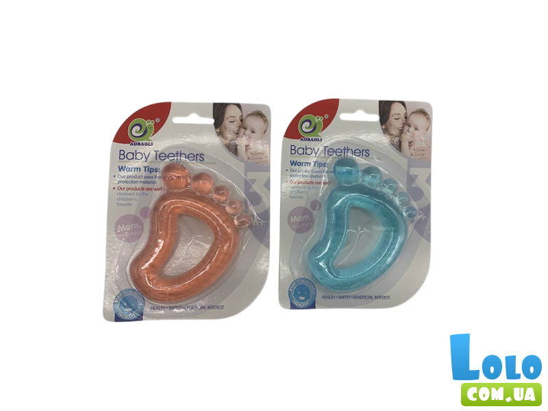 Погремушка-прорезыватель Ножка (в ассортименте)