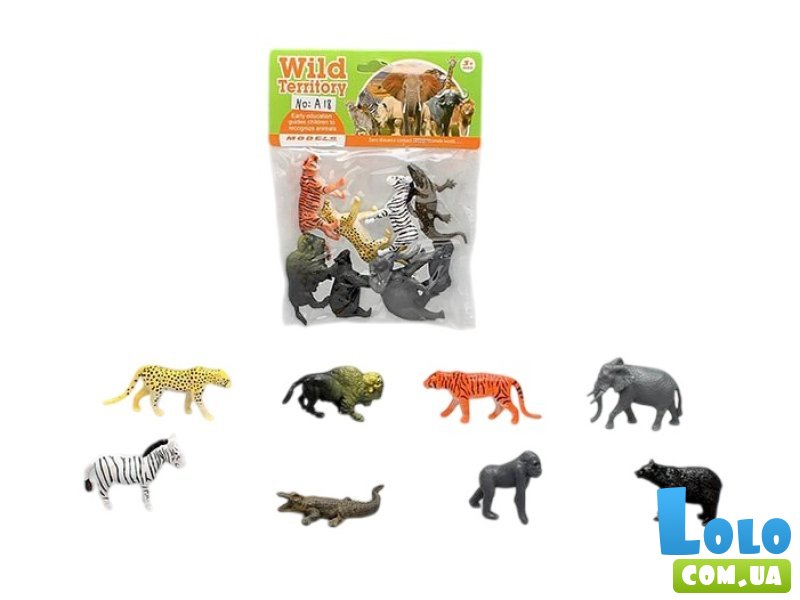 Набор фигурок Дикие животные