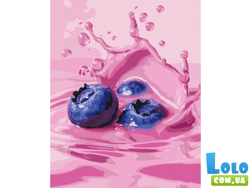 Картина по номерам Сочная голубика, Brushme (40х50 см)