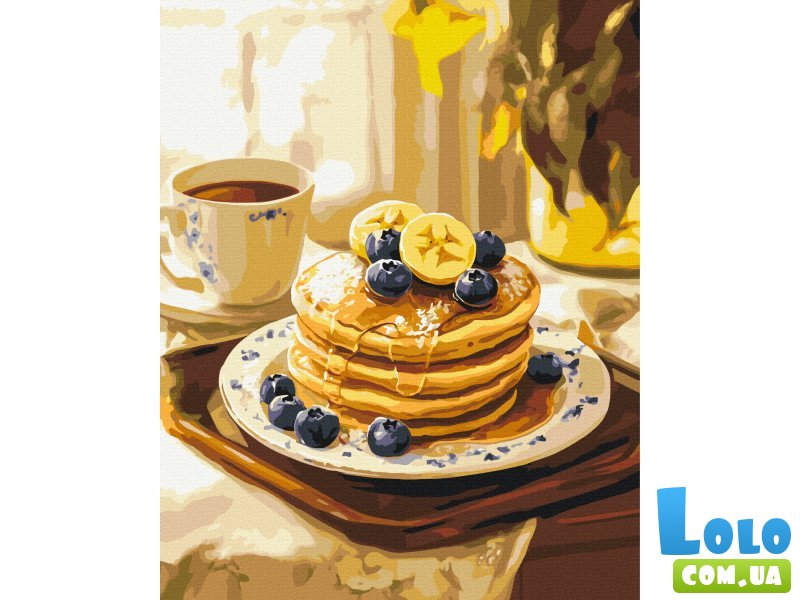 сКартина по номерам Сладкий завтрак,  Brushme (40х50 см)