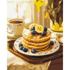 сКартина по номерам Сладкий завтрак,  Brushme (40х50 см)