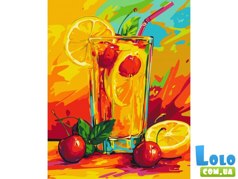 Картина по номерам Фруктовый коктейль, Brushme (40х50 см)