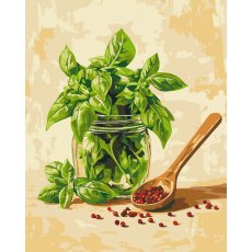 Картина по номерам Душистый базилик, Brushme (40х50 см)