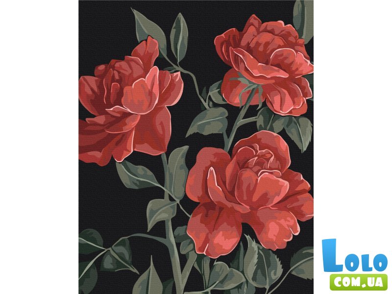 Картина по номерам Красное сердце сада ©LUNATART, Brushme (40х50 см)