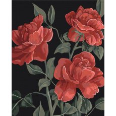 Картина по номерам Красное сердце сада ©LUNATART, Brushme (40х50 см)