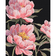 Картина по номерам Язык пионов © LUNATART, Brushme (40х50 см)