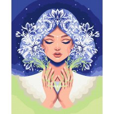 Картина по номерам Владычица тишины ©Карина Зимина, Brushme (40х50 см)