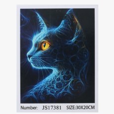 Алмазная мозаика Кот, TK Group (30х20 см)
