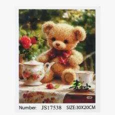 Алмазная мозаика Плюшевый мишка, TK Group (30х20 см)