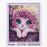 Алмазная мозаика Котенок в венке, TK Group (30х20 см)