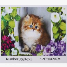 Алмазная мозаика Пушистый котенок, TK Group (30х20 см)