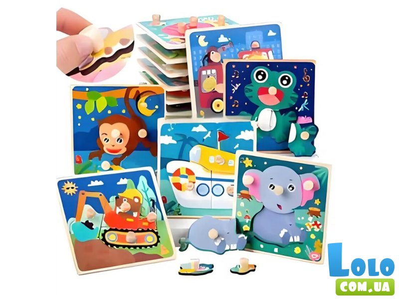 Вкладыши деревянные (в ассортименте)