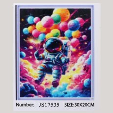 Алмазная мозаика Космонавт, TK Group (20х30 см)