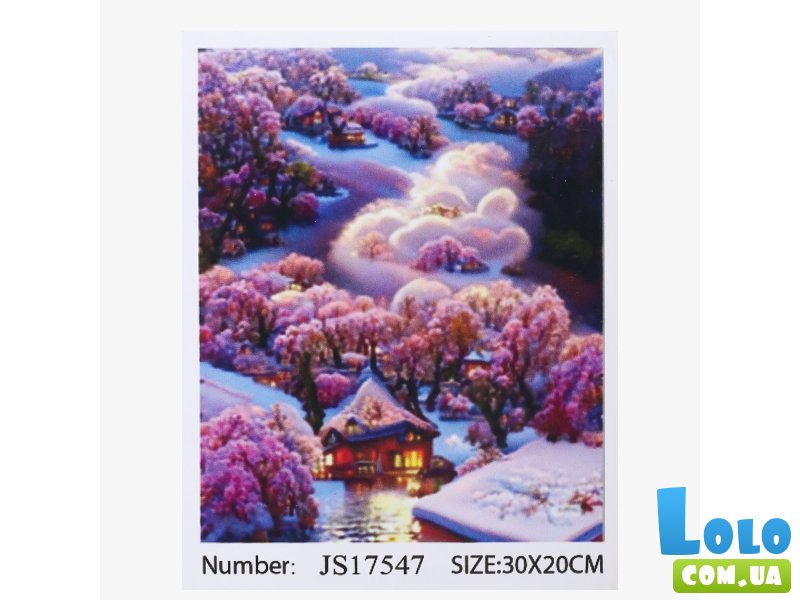 Алмазная мозаика Домик в Азии, TK Group (20х30 см)