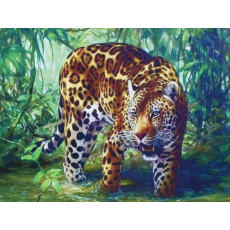 Алмазная мозаика Леопард, TK Group (20х30 см)