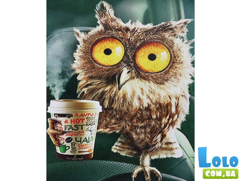 Алмазная мозаика Утренний кофе, TK Group (20х30 см)